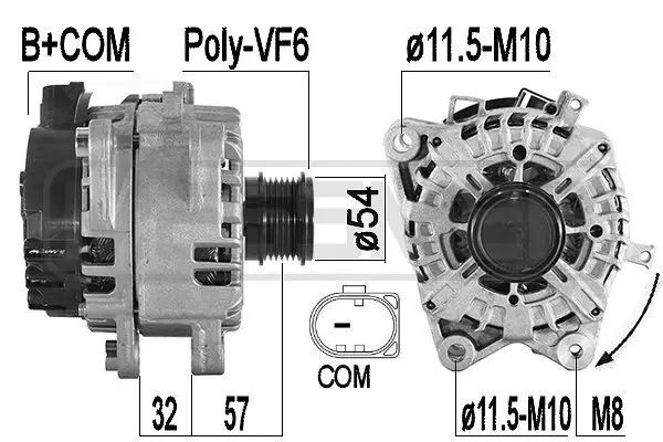 Generator 14 V ERA 209589