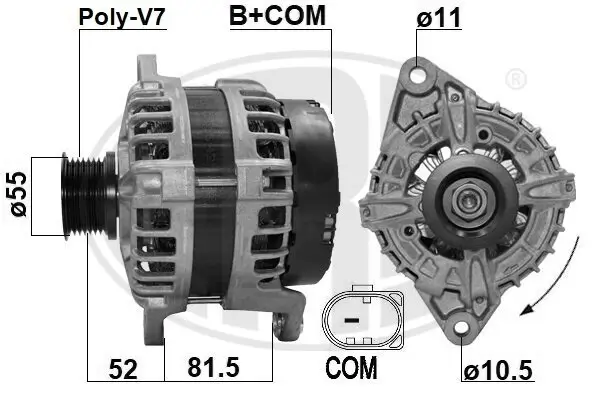 Generator 14 V ERA 209626