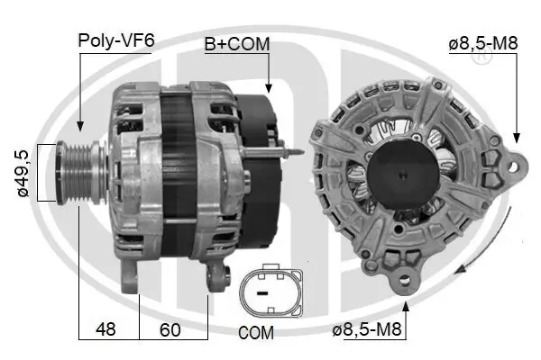 Generator 14 V ERA 209635