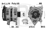 Generator 14 V ERA 209641A