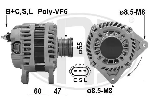 Generator 12 V ERA 209650A