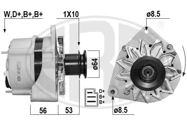 Generator 14 V ERA 209667A