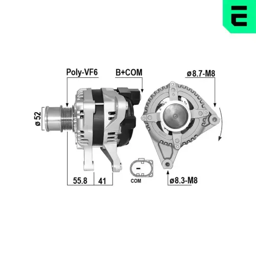 Generator 12 V ERA 209715A Bild Generator 12 V ERA 209715A