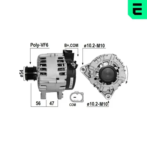 Generator 14 V ERA 209718A Bild Generator 14 V ERA 209718A