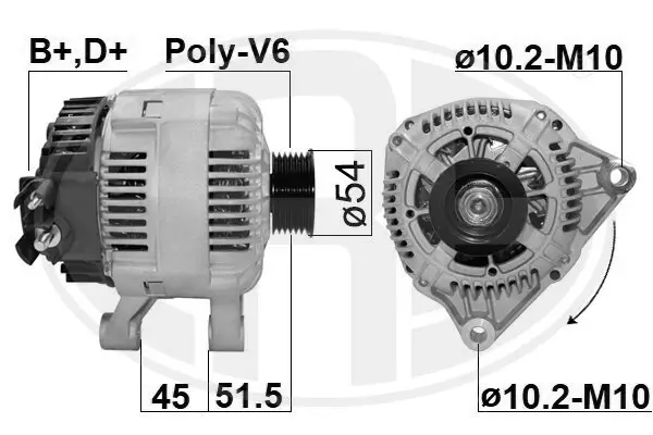 Generator 14 V ERA 210016A