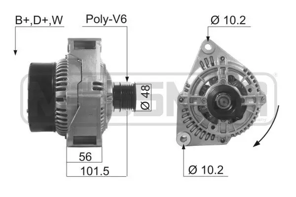 Generator 14 V ERA 210042A