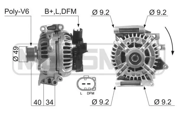 Generator 14 V ERA 210133A