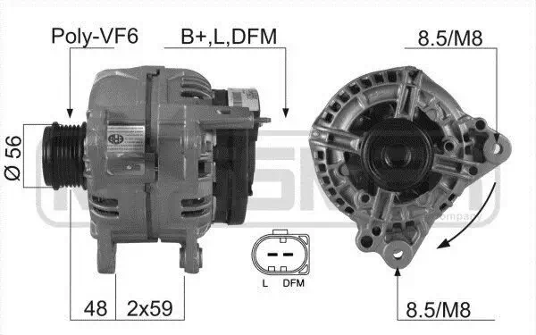 Generator 14 V ERA 210194A