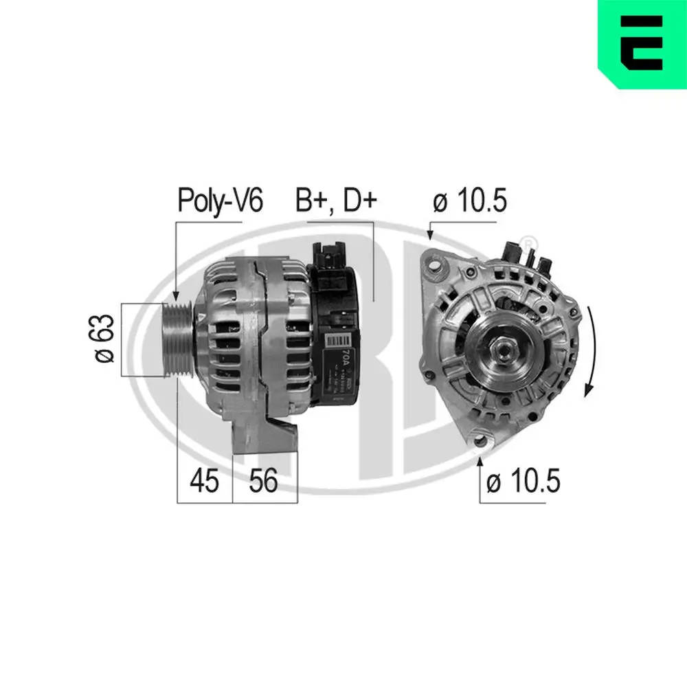 Generator 14 V ERA 210216A