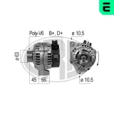 Generator 14 V ERA 210216A