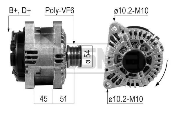 Generator 14 V ERA 210243A