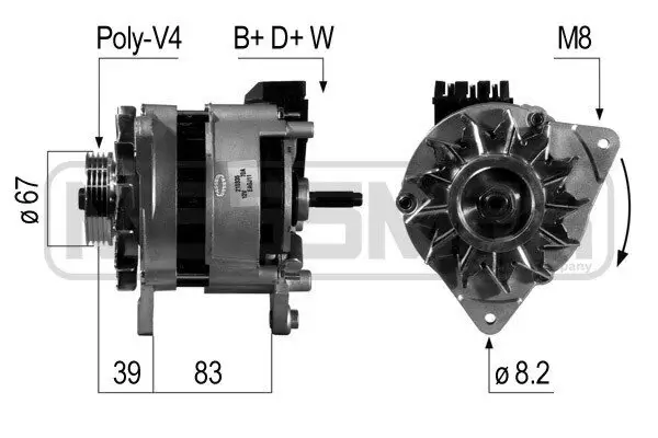 Generator 14 V ERA 210335A