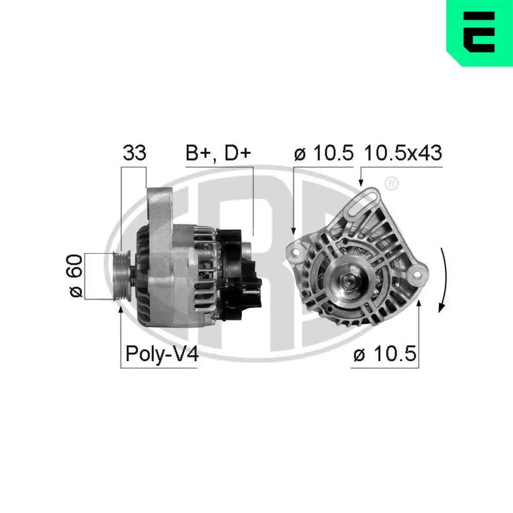 Generator 14 V ERA 210348A