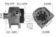 Generator 14 V ERA 210353A