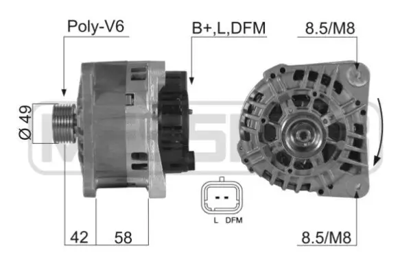 Generator 14 V ERA 210390A