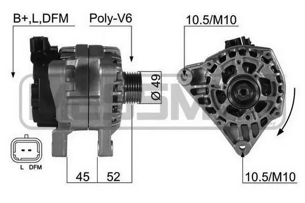 Generator 14 V ERA 210396A