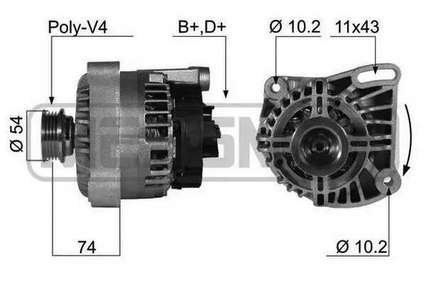 Generator 14 V ERA 210405A