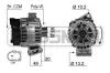 Generator 14 V ERA 210430A Bild Generator 14 V ERA 210430A