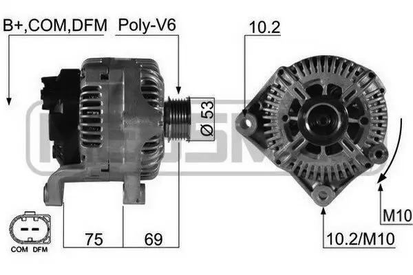 Generator 14 V ERA 210495