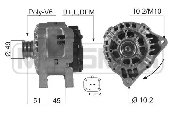 Generator 14 V ERA 210545A