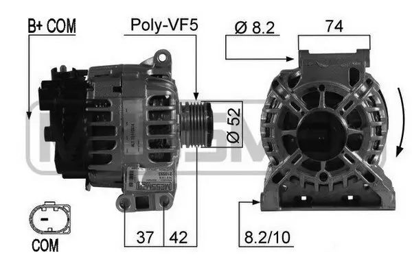 Generator 14 V ERA 210553