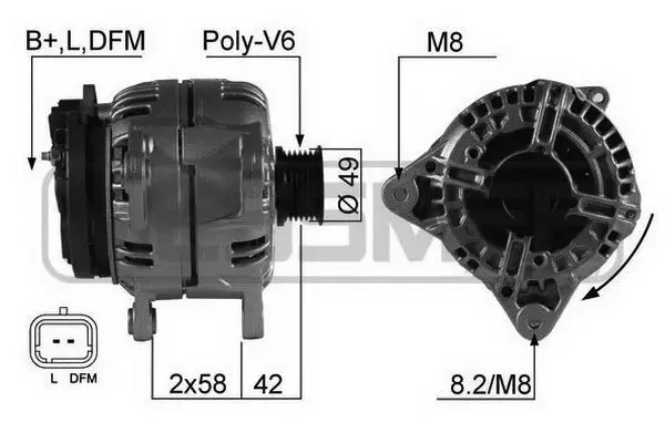 Generator 14 V ERA 210567A