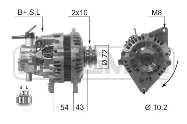 Generator 14 V ERA 210595A