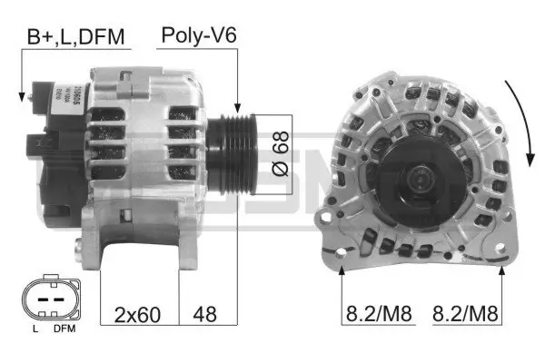 Generator 14 V ERA 210605 Bild Generator 14 V ERA 210605