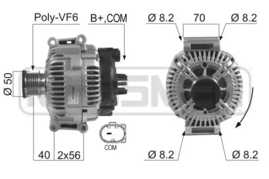 Generator 14 V ERA 210614A Bild Generator 14 V ERA 210614A