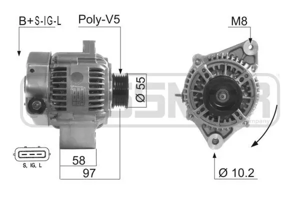 Generator 14 V ERA 210628A