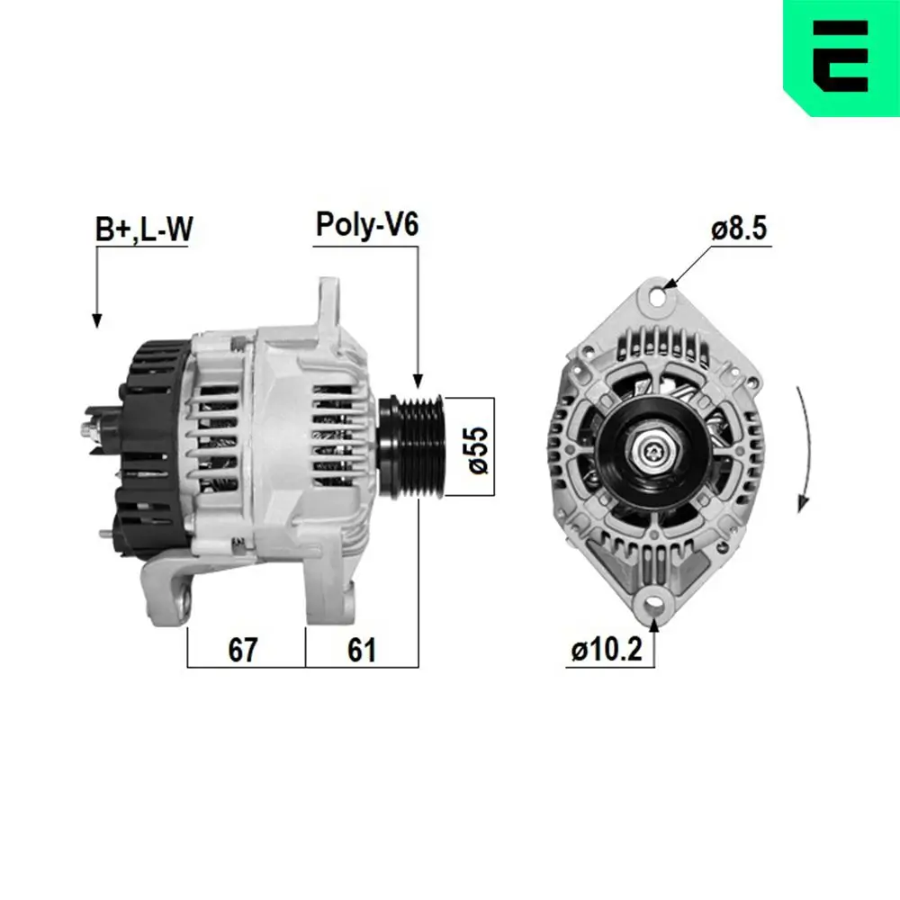 Generator 14 V ERA 210676A