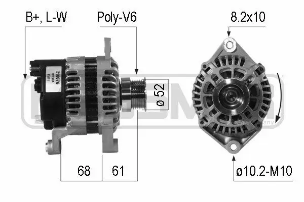 Generator 14 V ERA 210676A