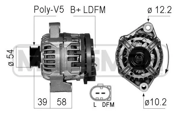 Generator 14 V ERA 210707A