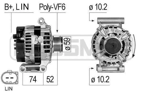 Generator 14 V ERA 210835A