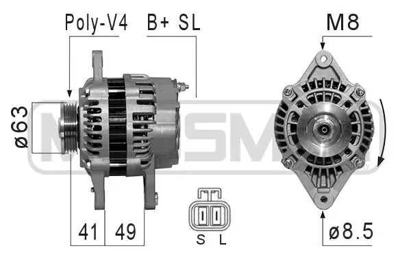 Generator 14 V ERA 210837A