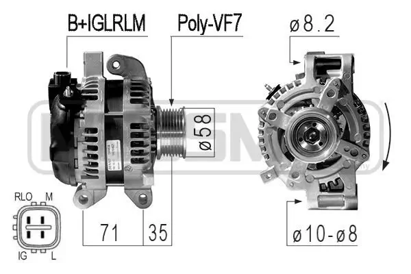 Generator 14 V ERA 210842A