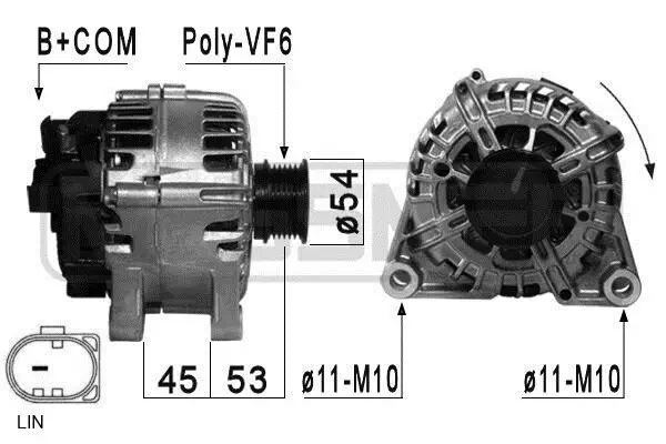 Generator 14 V ERA 210876A