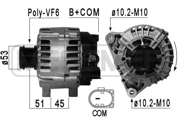 Generator 14 V ERA 210877A