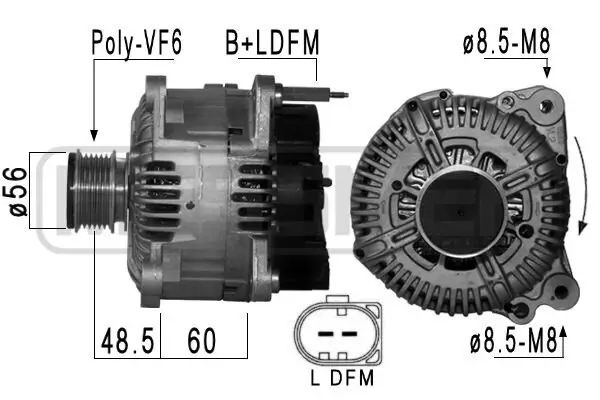 Generator 14 V ERA 210898A