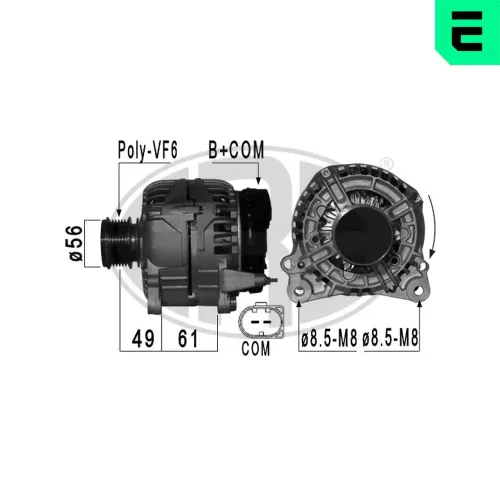 Generator 14 V ERA 210927A Bild Generator 14 V ERA 210927A