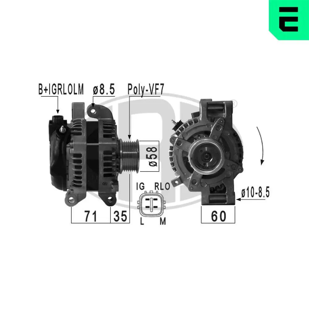 Generator 14 V ERA 210934A