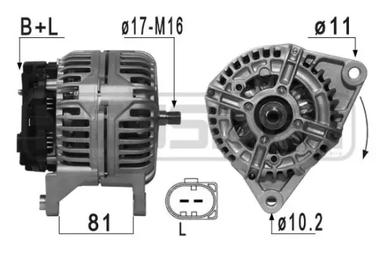Generator 14 V ERA 210940A Bild Generator 14 V ERA 210940A