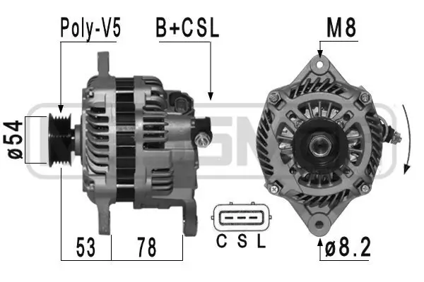 Generator 14 V ERA 210955A