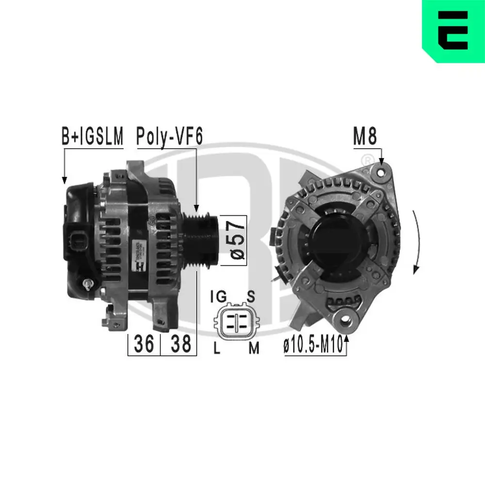 Generator 14 V ERA 210978A