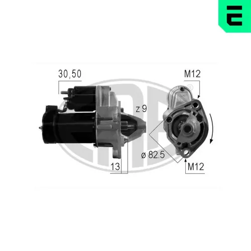 Starter 12 V 1,1 kW ERA 220004A Bild Starter 12 V 1,1 kW ERA 220004A