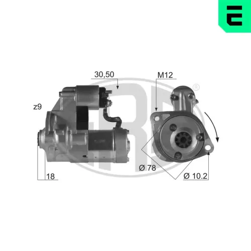 Starter 12 V 1,4 kW ERA 220048A Bild Starter 12 V 1,4 kW ERA 220048A