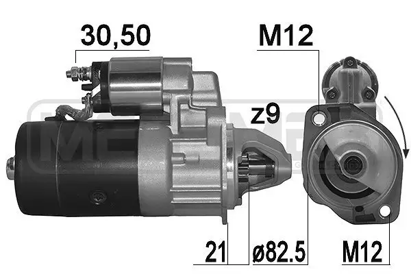 Starter 12 V 2,2 kW ERA 220096A