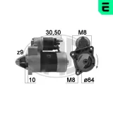 Starter 12 V 1 kW ERA 220166A