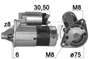 Starter 12 V 0,8 kW ERA 220194A