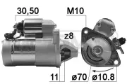 Starter 12 V 1,2 kW ERA 220197A